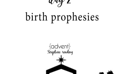 {2} birth prophecies {advent}