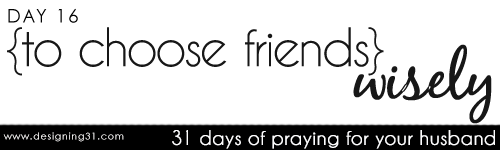 [day 16] PFYH: choose friends wisely